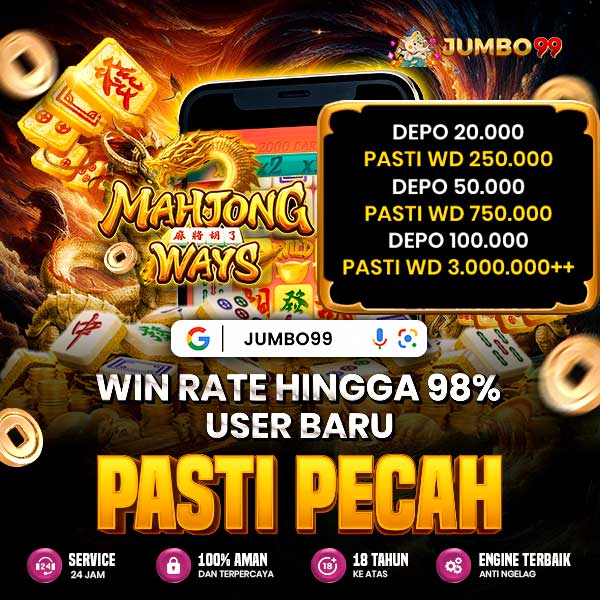 Jumbo99: Situs Judi Slot Online resmi terbaik di hp 2024!