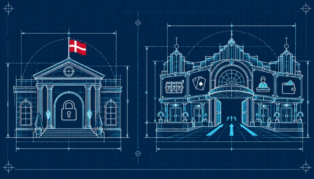 Danish licensed casino vs casino uden ROFUS technical comparison